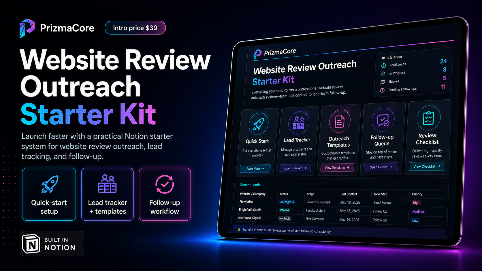 Website Review Outreach Starter Kit